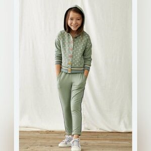 SET-Matilda Jane Hooded Button-Up Set